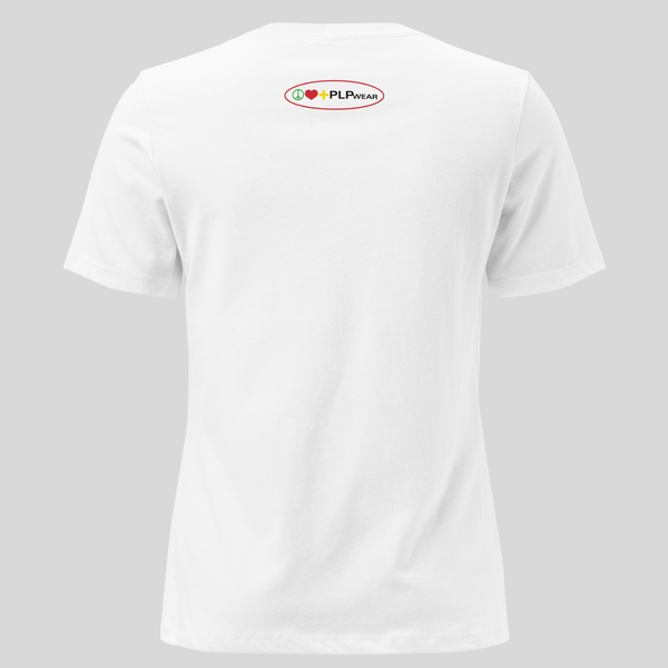 PLP - Women's SS White, Pink + Gray