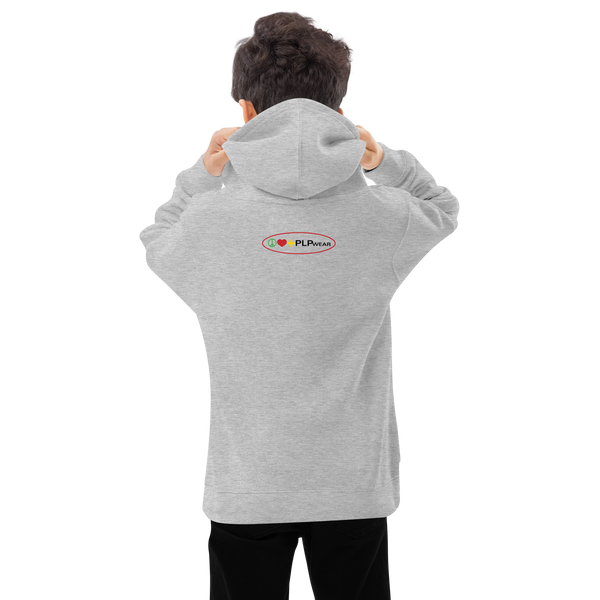 PLP Kids fleece hoodie - Gray