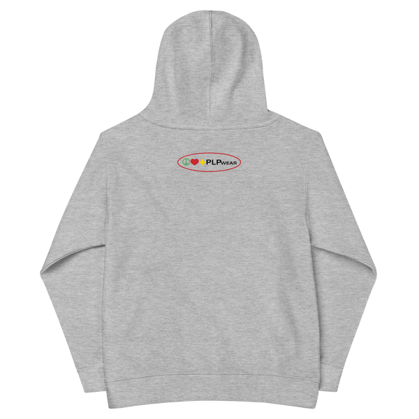 PLP Kids fleece hoodie - Gray