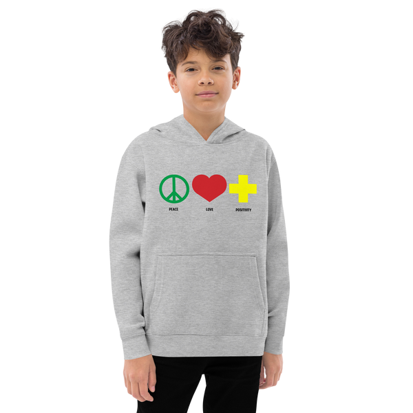 PLP Kids fleece hoodie - Gray