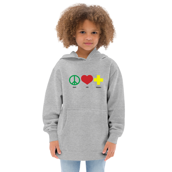 PLP Kids fleece hoodie - Gray