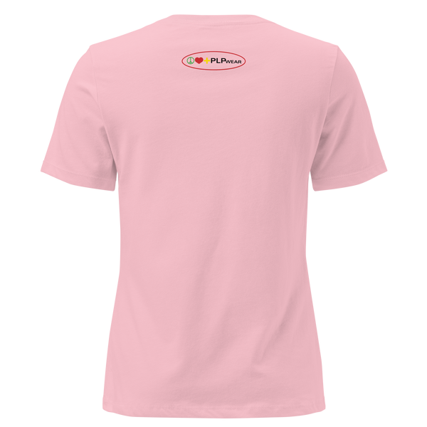 PLP - Women's SS White, Pink + Gray
