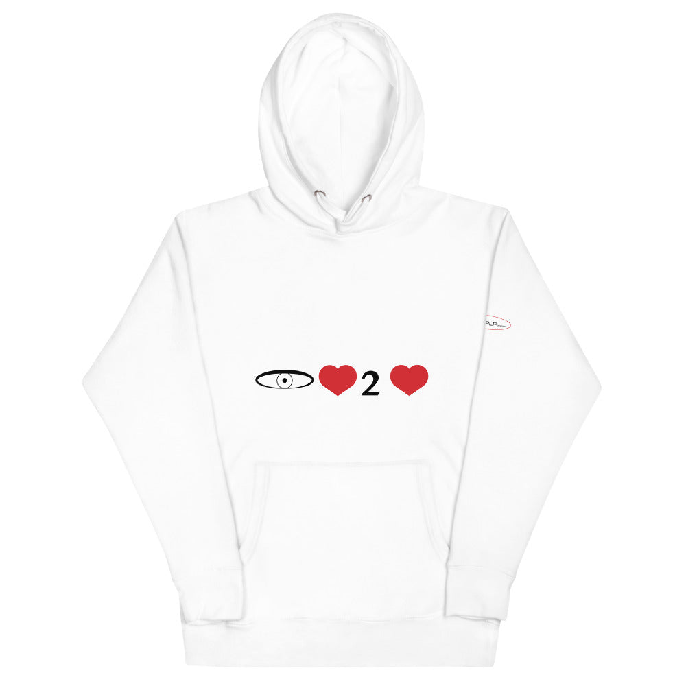 I Love 2 Love Unisex Hoodie – PLPwear Clothing and Accessories