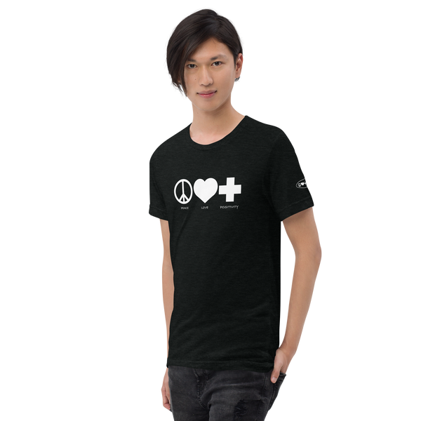 PLP Mono Short Sleeve T-shirt White on Black