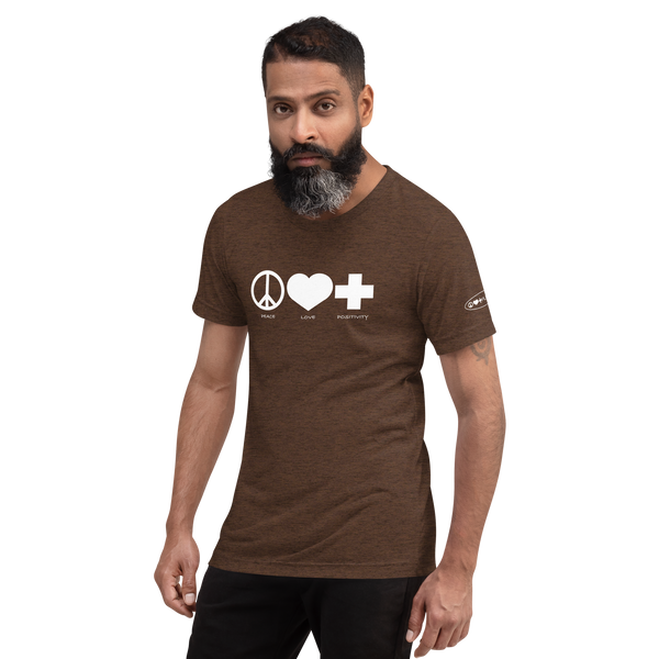 PLP Mono Short Sleeve T-shirt White on Brown