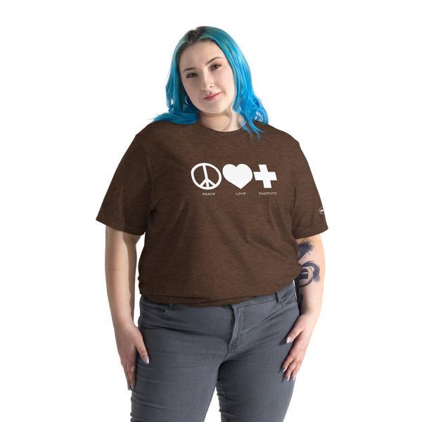 PLP Mono Short Sleeve T-shirt White on Brown