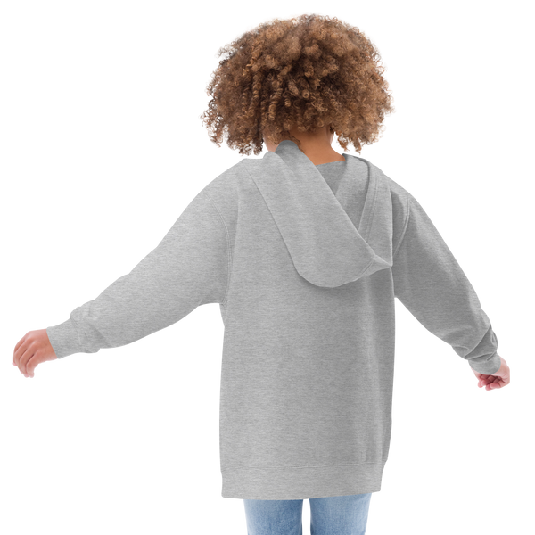 PLP Kids fleece hoodie - Gray