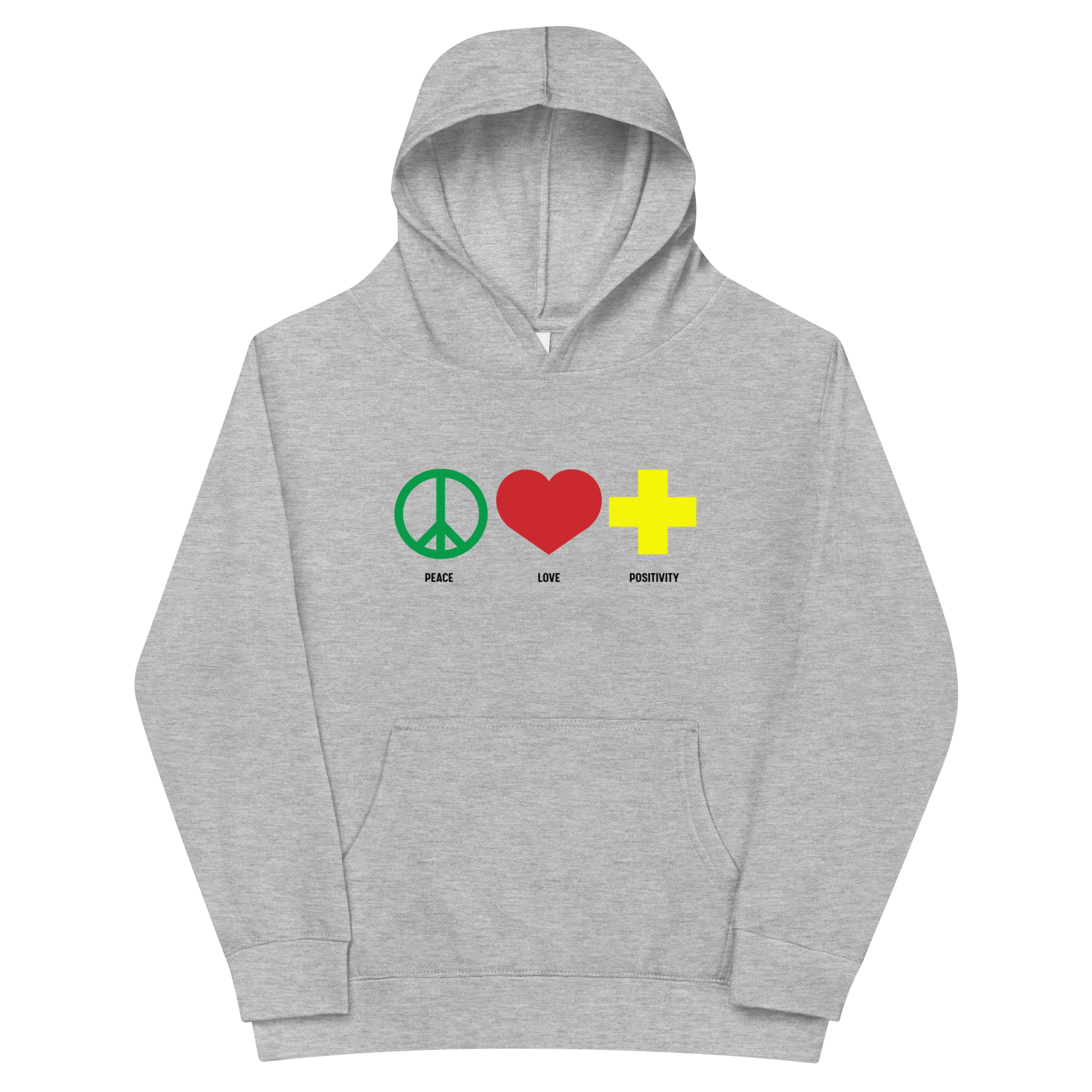 PLP Kids fleece hoodie - Gray
