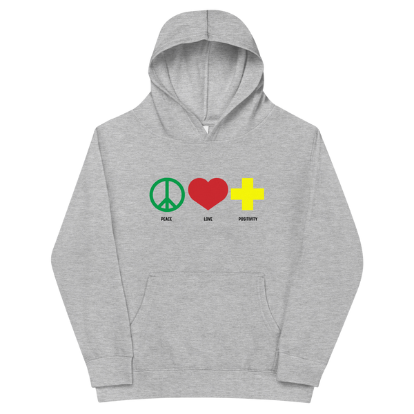 PLP Kids fleece hoodie - Gray