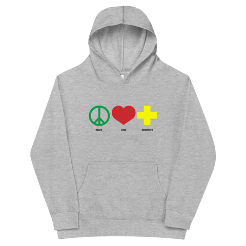 PLP Kids fleece hoodie - Gray
