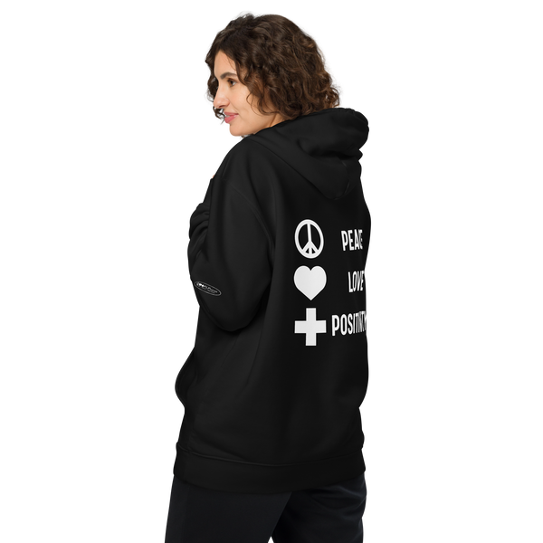 Eco Hoodie - Black/White