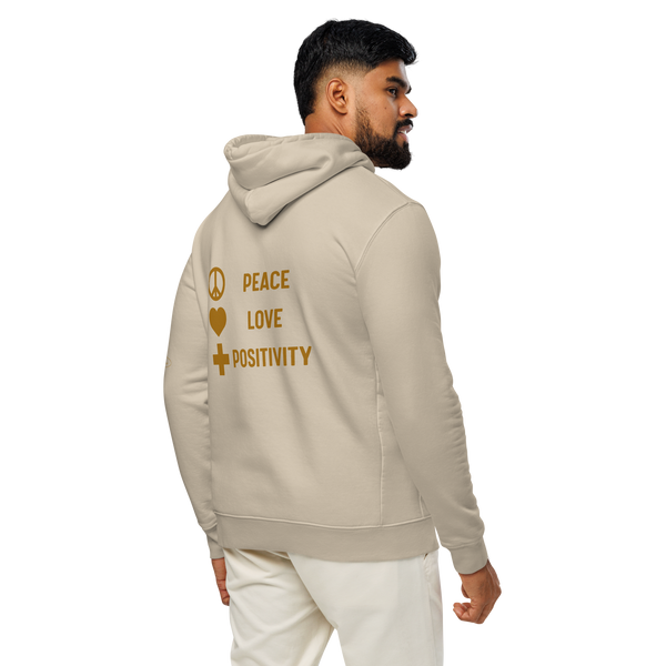 Eco Hoodie Beige/Brown