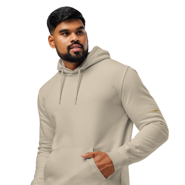Eco Hoodie Beige/Brown