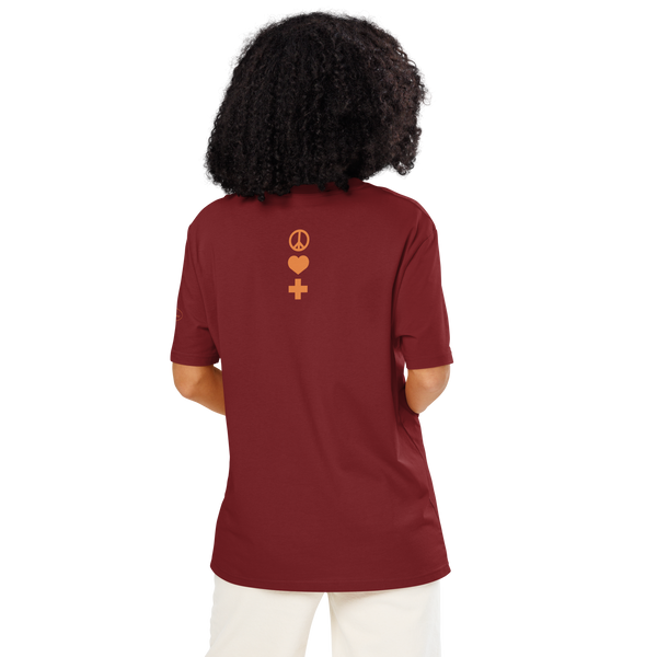 Eco T - Burgundy/Burnt Orange