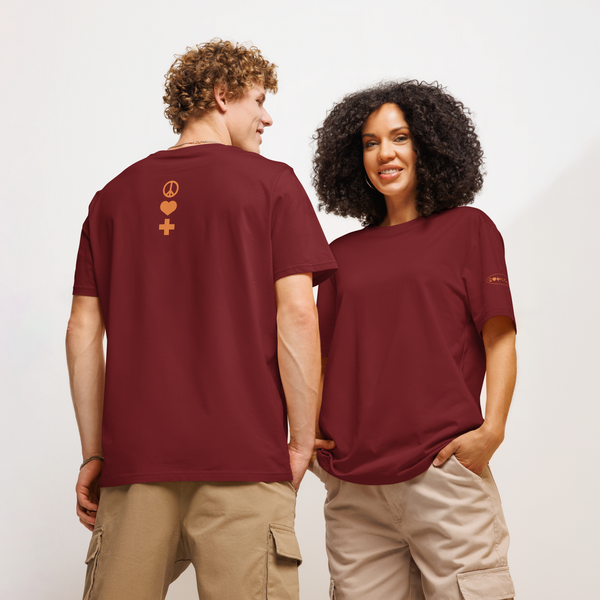 Eco T - Burgundy/Burnt Orange