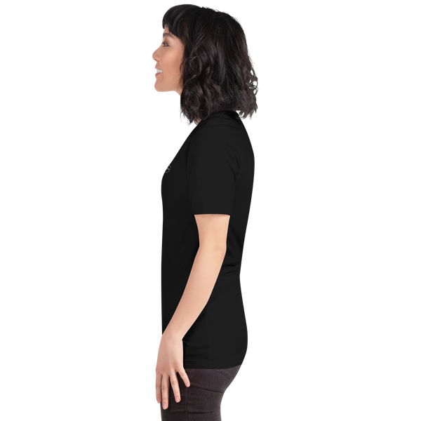 PLP Mono Short sleeve t-shirt White on back of Black