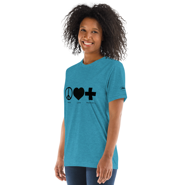 PLP Mono Short Sleeve T-shirt - Aqua Tri-blend