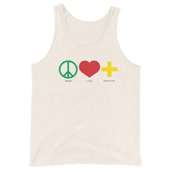 PLP Unisex Tank Top -  White and Gray