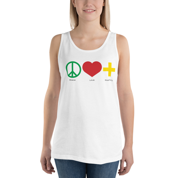 PLP Unisex Tank Top -  White and Gray